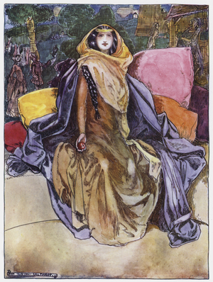 The Wicked Queen (colour litho)