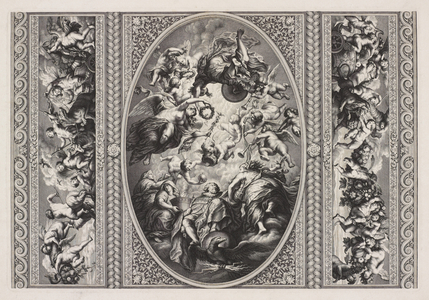 The Apotheosis of James I, ceiling, Banqueting House, Whitehall (engraving)
