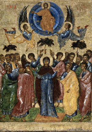 The Ascension of our Lord 14th Century, Icon