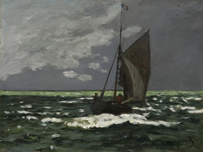 Seascape, Storm, 1866 (oil on canvas)