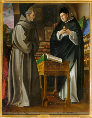 Saint Bonaventura and Saint Thomas Aquinas. 10034567 …