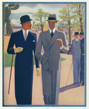 Men's Outfitting: Lounge suits (colour litho)