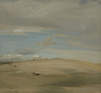 The Downs, September 1911 (oil on canvas)