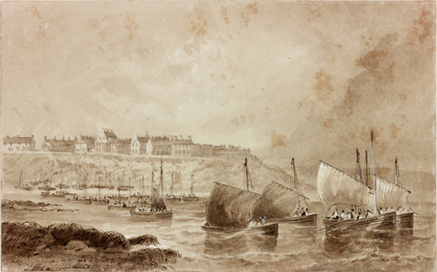 Cullercoats (ink on paper)