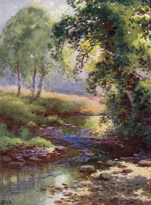 The Brook (colour litho)
