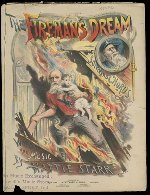 The Firemans Dream, 1895 (print)