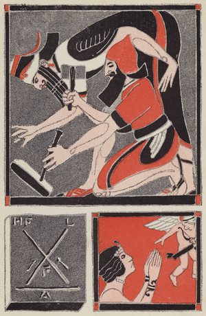 Noah's map of love; XXI, I-8 (colour litho)