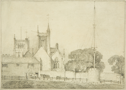 St Augustine's Church (pencil on paper)