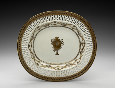 Stand for a basket from a Dinner and Dessert Service, c. 1800-1810 (porcelain)