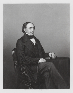 James Whiteside, Irish politician and judge (engraving)