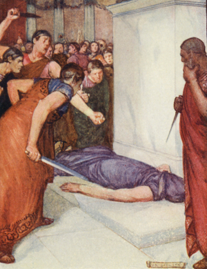 Illustration for stories from Shakespeare (colour litho)