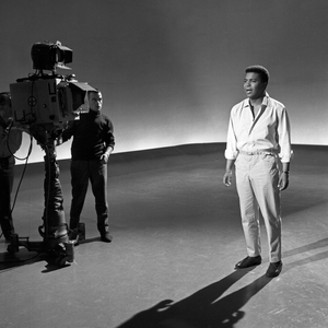 German schlager singer Roberto Blanco at a TV show, Germany beginning 1960s