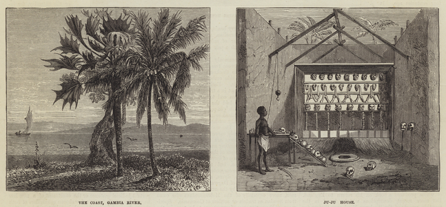 The Gold Coast and Ashantee War (engraving)