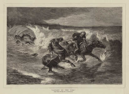 Caught by the Tide (engraving)