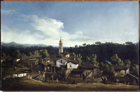 View of Gazzada, 1744 (oil on canvas)