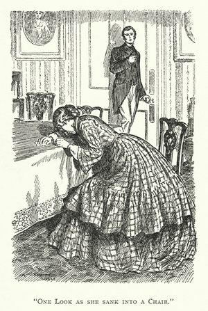 Illustration for The Woman in White by Wilkie Collins (litho)