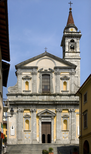 Exterior of San Giovanni Battista, Asso, Province of Como, Lombardy, Italy (photo)