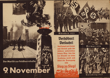 Propaganda for the Anschluss, ie the annexation of Austria into Nazi Germany on 12 March 1938 (litho)
