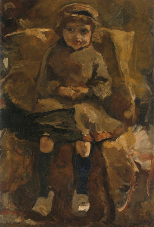 The Wooden Shoes, 1884 (oil on canvas)