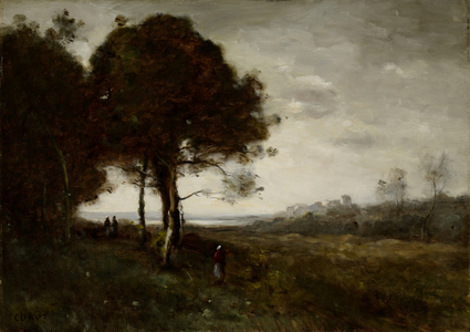 Landscape (oil on canvas)