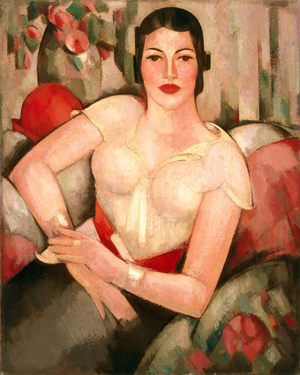 The Red Hat, Bobbie, 1933 (oil on canvas)