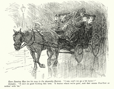 Cartoon by Frank Reynolds (colour litho)