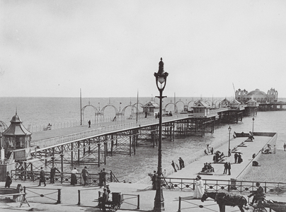 Brighton Marine Palace Pier (b/w photo)