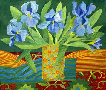 Iris, 2014 (acrylic on canvas)