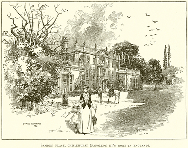 Camden Place, Chislehurst (Napoleon III's Home in England) (engraving)