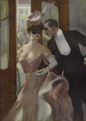 Eine Mutter (colour litho)