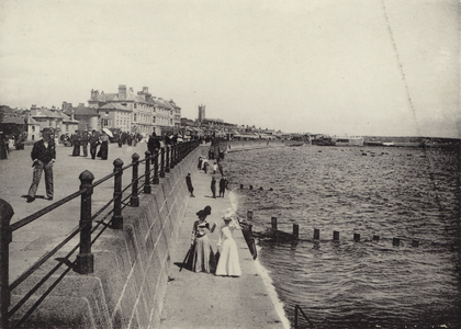 The Promenade, Penzance (b/w photo)