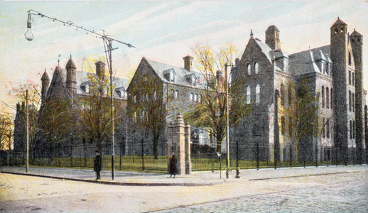 Episcopal Hospital, Philadelphia, Pennsylvania, USA, 1907 (postcard)