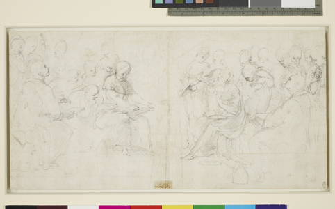 The Disputa, c.1509 (chalk on paper)