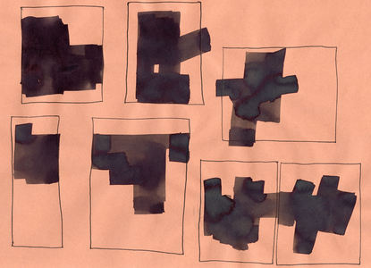 Untitled, 2014 (graphite and ink on paper)