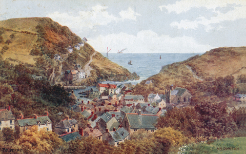 Polperro (colour litho)