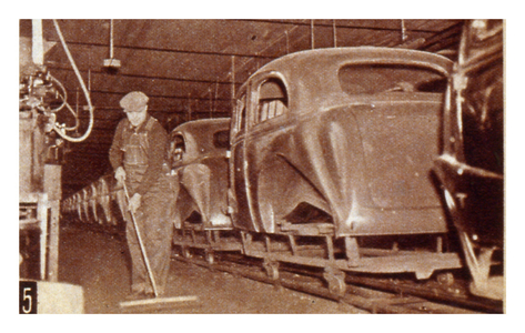 Ford Plant at Detroit, Michigan, USA 1937.