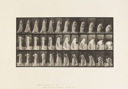Plate 205. Carrying and Stooping with Vase, 1885 (collotype on paper)