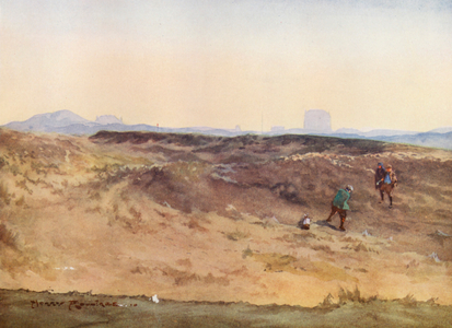 Golf Courses: Sandwich, the "Sahara" (colour litho)