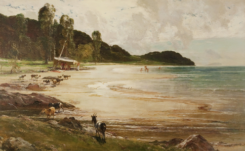 Welsh Coast (oil on canvas)