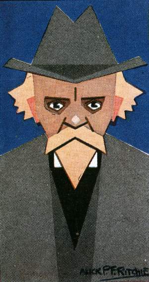 Hall Caine, 1926 (colour litho)