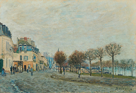 Port-Marly before the flood, 1876 (oil on canvas)