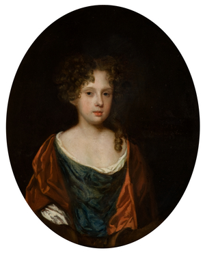 Portrait of Anne Brudenell, Duchess of Richmond (oil on canvas, oval)