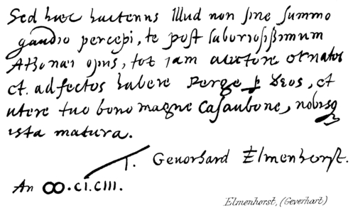 Elmenhorst, (Geverhart) (engraving)