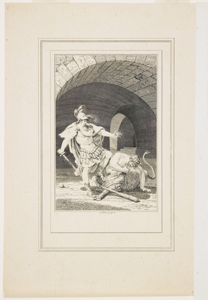 Vignette from the Metamorphoses of Ovid (etching & engraving)