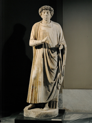Statue of a Roman judge, late antique, about 425-250