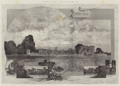 English Homes, Bowood (engraving)