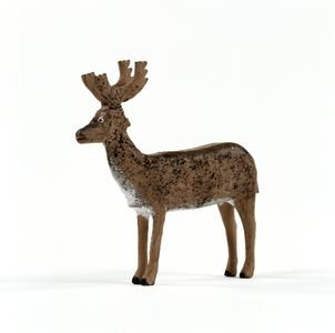 Reindeer from Noah's ark, c.1840 (wood)