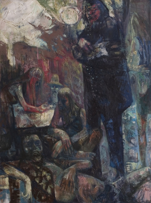 Hippies, 1971 (oil on canvas)