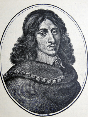Engraved portrait of John Evelyn