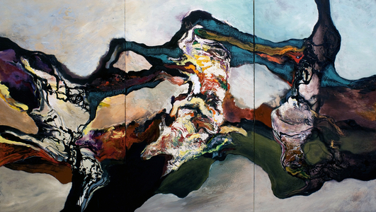 Triassic (Triptych), 2010 (oil on canvas)